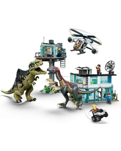 Constructor Lego Jurassic World - Atacul Gigantozaurului și Therizinozaurului (76949) - 2