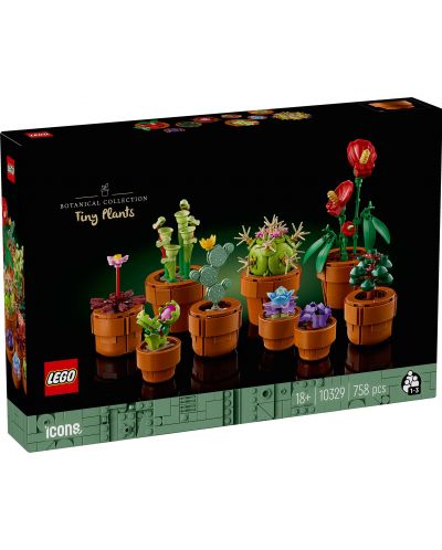 Constructor LEGO Icons Botanică - Plante mici (10329) - 1
