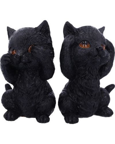 Set de statuete Nemesis Now Adult: Humor - Three Wise Kitties, 8 cm - 6