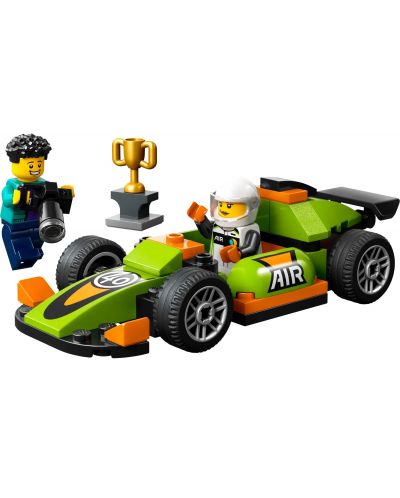 Constructor LEGO City - Mașină de curse verde (60399) - 3