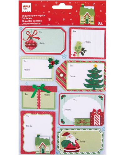 Etichete de Crăciun Apli Kids - decorațiuni de Crăciun - 1
