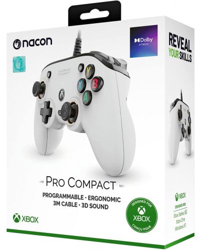 Controller Nacon - Xbox Series Pro Compact, alb - 5