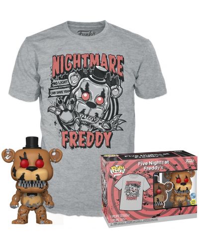 Set Funko POP! Collector's Box: Games: Five Nights at Freddy's - Nightmare Freddy (Glows in the Dark) (Special Edition) - 1