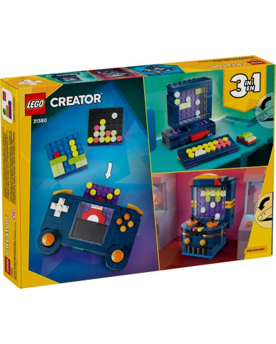 Constructor LEGO Creator 3 în 1 - Consolă de jocuri retro (31380