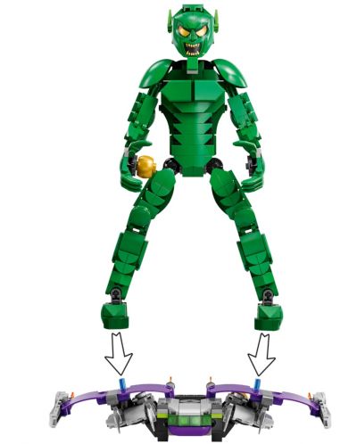 Constructor LEGO Marvel Super Heroes - Spiridușul verde (76284) - 5