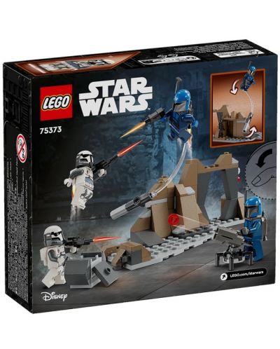Constructor  LEGO Star Wars - Pachet de luptă Ambuscadă pe Mandalore (75373)  - 6