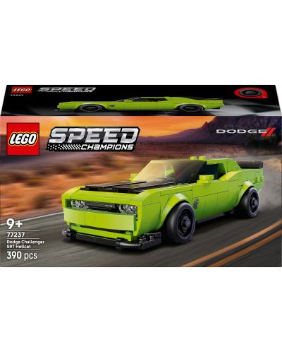 Constructor LEGO Speed Champions - Mașină sport Dodge Challenger