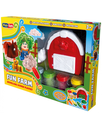 Set cu model Play-Toys - Ferma distractivă - 1