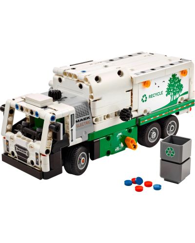 Constructor LEGO Technic - Camion electric de gunoi Mack LR  (42167) - 2