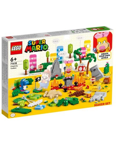 Constructor LEGO Super Mario - Cutie cu instrumente de creație (71418) - 1