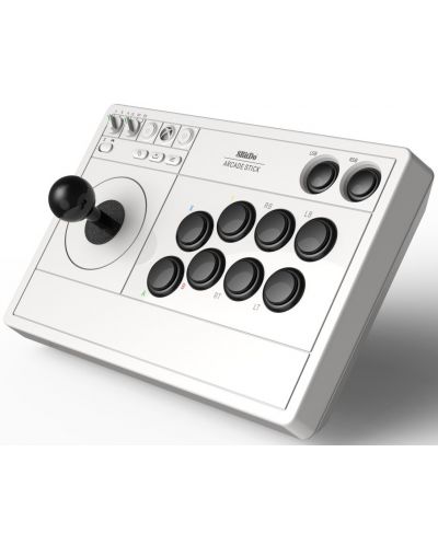 Controller 8BitDo - Arcade Stick, pentru Xbox One/Series X/PC, alb - 5