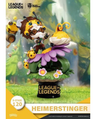 Set de statuete Beast Kingdom Games: League of Legends - Nunu & Beelump & Heimerstinger, 16 cm - 6