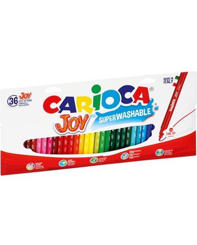Set carioci superlavabile Carioca Joy - 36 culori - 1