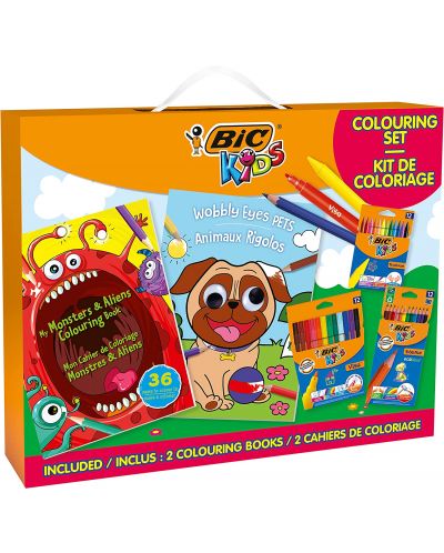 Set de colorat BIC Kids - 38 piese - 1