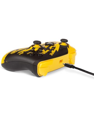 Controller PowerA - Enhanced, cu fir, pentru Nintendo Switch, Pokémon: Pikachu Lightning - 5