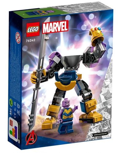 Constructor LEGO Marvel Super Heroes - Armura robotică a lui Thanos (76242) - 2