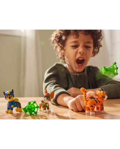 set de figuri  Spin Master Paw Patrol Jungle Pups - Chase și Tracker - 4