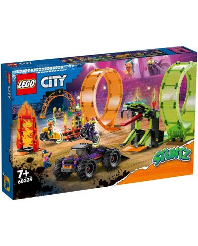 Constructor Lego City - Arena de cascadorii cu doua lupe (60339) - 1