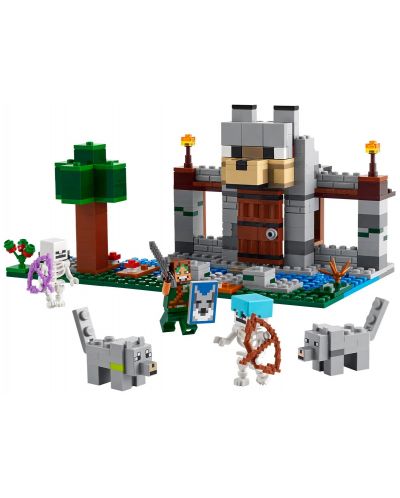 Constructor LEGO Minecraft - Fortăreața lupilor (21261)  - 3