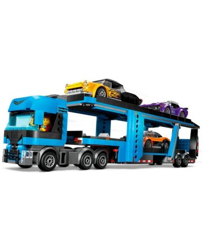 Constructor LEGO City - Camion transportor de mașini sport (60408) - 3