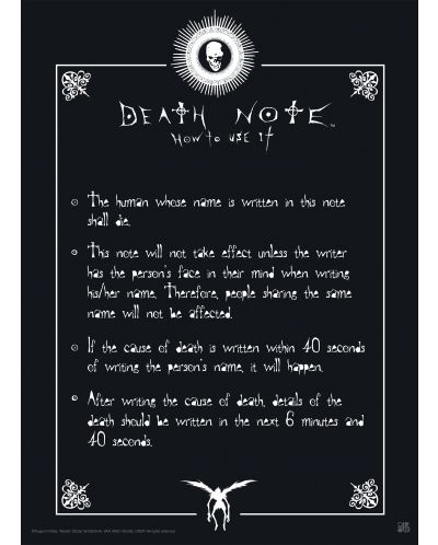 GB eye Animation: Death Note - Light & Death Note mini poster set - 3