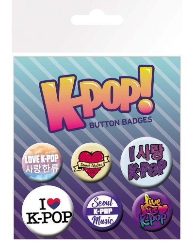 Set insigne  GB eye Music: K-POP - I Love K-POP - 1