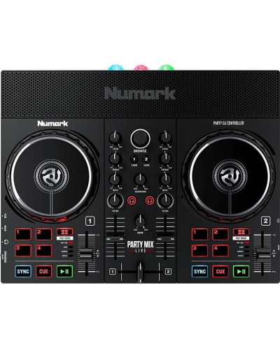 Numark DJ Kit - Party Mix Live HF175, negru/roșu - 4