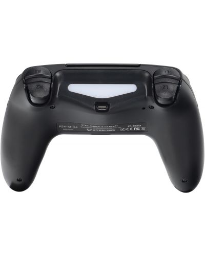 Controller SteelDigi - Steelshock v3 Payat, wireless, pentru PS4, negru - 4