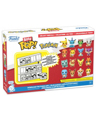 Funko Bitty Pop! Pokemon フィギュア 4個セット 未開封 Set de figurine mini Funko Bitty POP! Games: Pokemon - 4 Pack