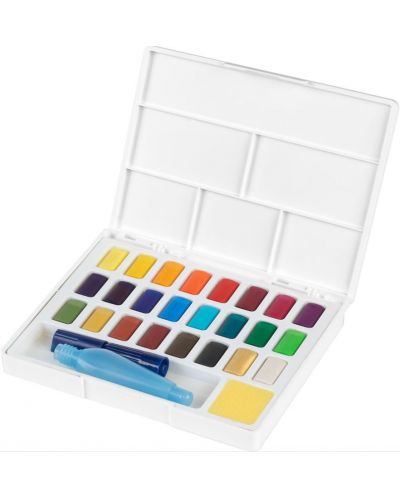 Set de vopsele de acuarelă Faber-Castell - 24 de culori, în cutie - 2