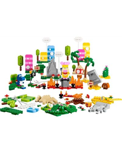 Constructor LEGO Super Mario - Cutie cu instrumente de creație (71418) - 5