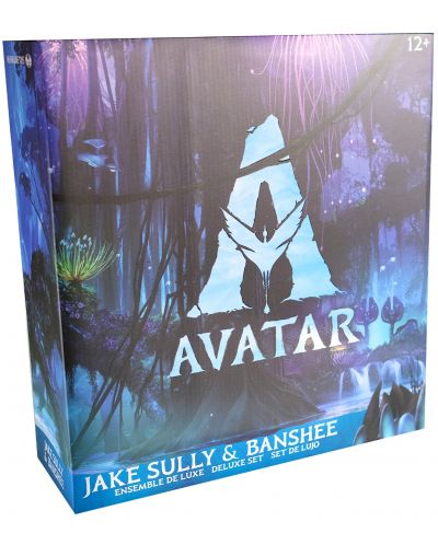 Set figurine de acțiune McFarlane Movies: Avatar - Jake Sully & Banshee (Deluxe Set), 18 cm - 6
