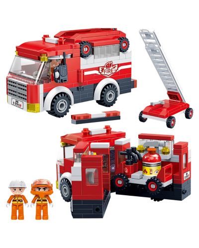BanBao - Camion de pompieri, 229 bucăți - 2