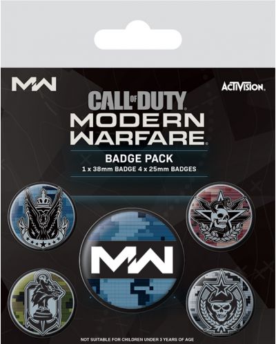 Set insigne Pyramid Call of Duty: Modern Warfare - Fractions - 1
