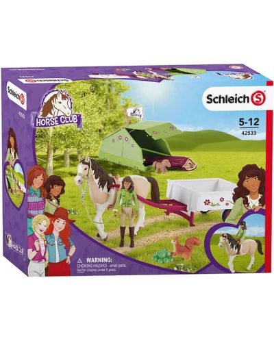 Set figurine Schleich Horse Club - Aventura cu cortul - 3