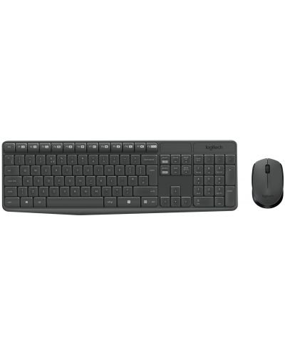 Set mouse  wireless si tastaturaLogitech - MK235, 2.4GHZ,  negru - 11