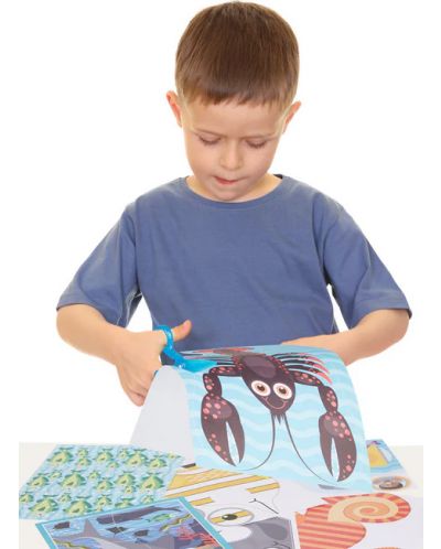 Set pentru tăiere Melissa & Doug - Animale marine - 9