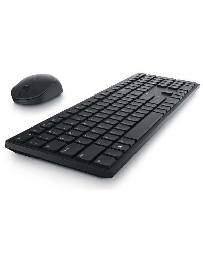 Set tastatura si mouse wireless Dell Pro - KM5221W, negru - 2