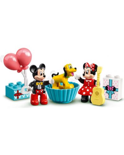 Set de construit Lego Duplo Disney - Tren pentru ziua de nastele a lui Mickey si Minnie (10941) - 6