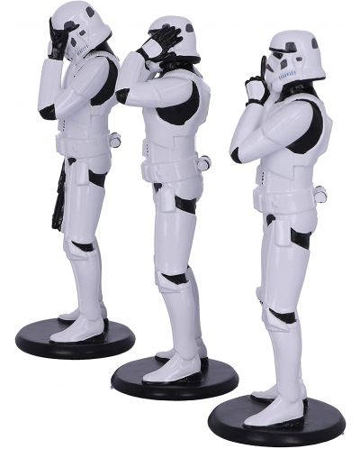 Set statuete Nemesis Now Star Wars: Original Stormtrooper - Three Wise Stormtroopers, 14 cm - 4