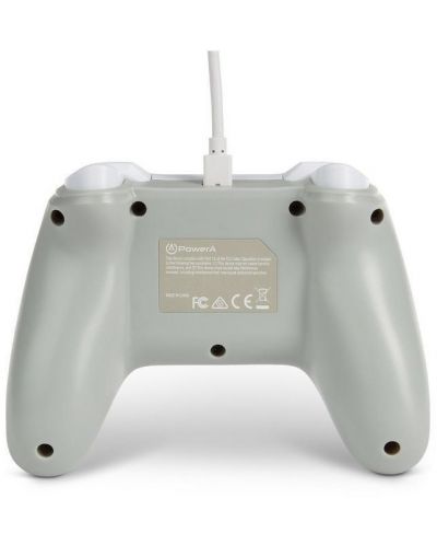 Controller cu fir PowerA pentru Nintendo Switch, alb - 4
