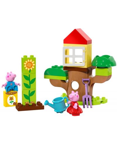 Constructor LEGO Duplo - Grădina și casa din copac a Purcelușei Peppa (10431) - 3
