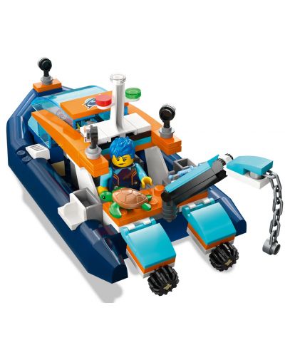 Constructor LEGO City Constructor - Barcă de scufundări de cercetare (60377) - 4