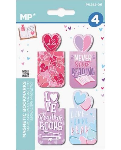 Set semn de carte magnetice MP - Love, 4 buc. - 1