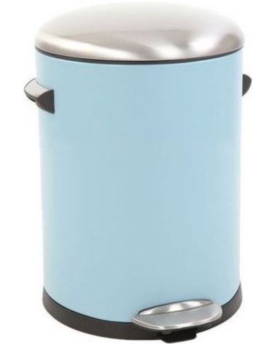 Coș de gunoi EKO Europe - Belle Deluxe, 5 L, albastru deschis - 1