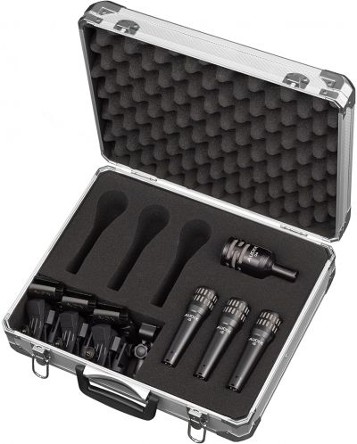 Kit microfon pentru tobe AUDIX - DP4 DRUM KIT 4 piese, negru - 1