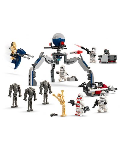 Constructor LEGO Star Wars - Clone Stormtroopers și Battle Droids Battle Pack (75372) - 3