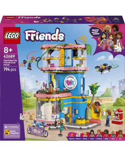 Constructor LEGO Friends - Clubul Prietenilor din Heartlake City (42689)
