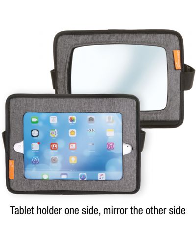 Set oglindă auto și suport pentru tabletă Dreambaby - Gri - 2