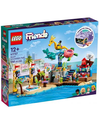 Constructor LEGO Friends - Parc de distracții pe plajă (41737) - 1